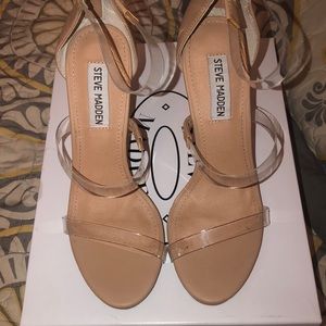 Steve Madden Size 8 Feel Ya C Clear